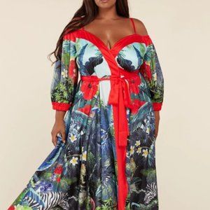 Dreamy Plus Size Maxi Dress Vacay Vibes